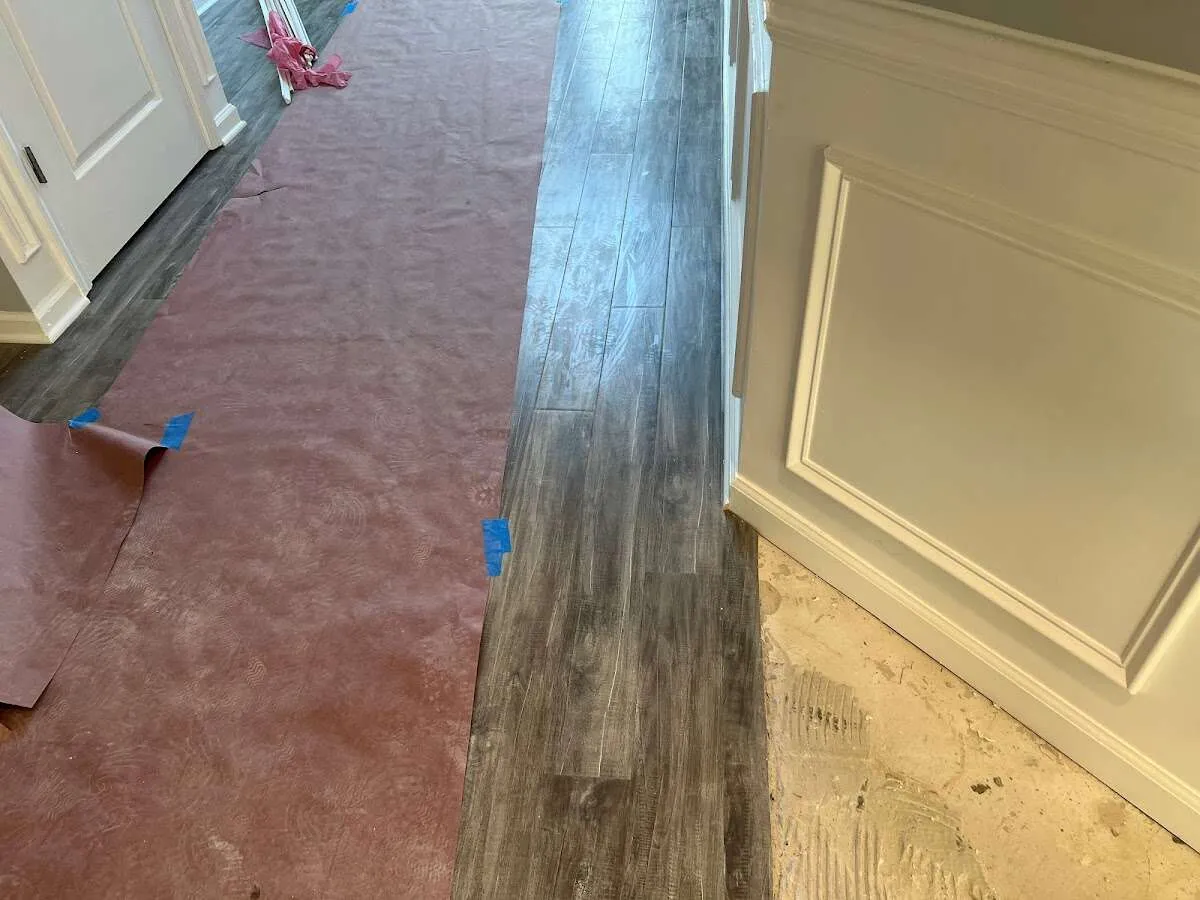 Completed marble shower restoration in Montgomery